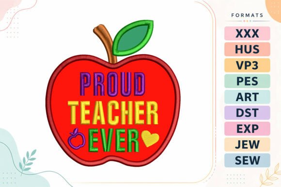 Apple Applique Back to School
