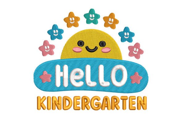 Kindergarten Back to School: Embroidery Design Review