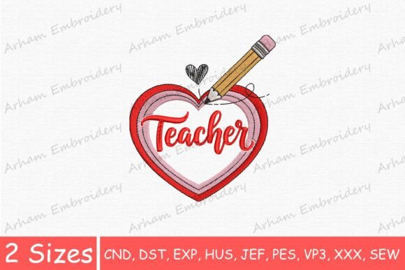 School Teacher Love Heart